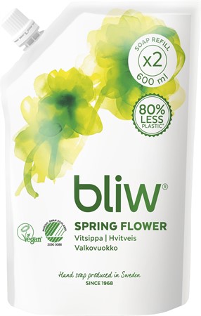 Bliw Tvål Vitsippa Refill 8x600ml